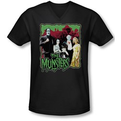 Munsters - Mens Normal Family V-Neck T-Shirt