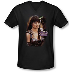 Xena - Mens Warrior Princess V-Neck T-Shirt