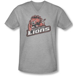 Friday Night Lts - Mens East Dillion Lions V-Neck T-Shirt