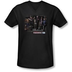 Warehouse 13 - Mens Warehouse Cast V-Neck T-Shirt