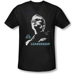 Eureka - Mens Leadership Poster V-Neck T-Shirt