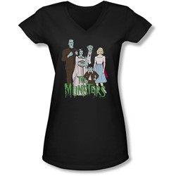 The Munsters - Juniors The Family V-Neck T-Shirt