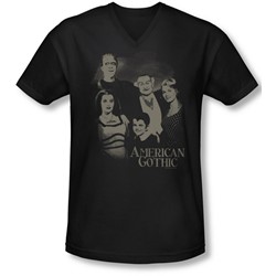 The Munsters - Mens American Gothic V-Neck T-Shirt