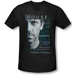 House - Mens Houseisms V-Neck T-Shirt