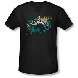 Grimm - Mens Storytime Is Over V-Neck T-Shirt