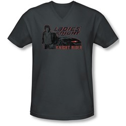 Knight Rider - Mens Ladies Knight V-Neck T-Shirt