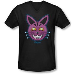 Grimm - Mens Retchid Kat V-Neck T-Shirt