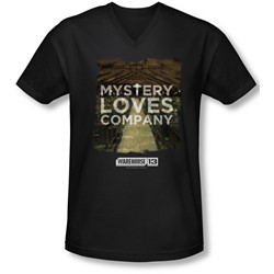 Warehouse 13 - Mens Mystery Loves V-Neck T-Shirt