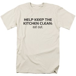 Clean Kitchen - Mens T-Shirt In Cream