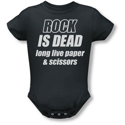 Rock Is Dead - Onesie In Black
