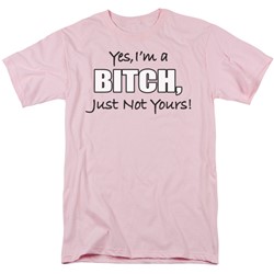 Yes I'M A Bitch - Mens T-Shirt In Pink