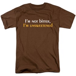 Unsweetened - Mens T-Shirt In Coffee