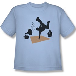 Kickin It Olde School - Big Boys T-Shirt In Light Blue