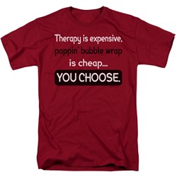 Therapy Is Expensive - Mens T-Shirt In Cardinal