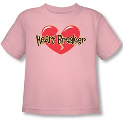 Heart Breaker - Toddler T-Shirt In Pink