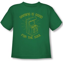 Gaming For The Soul - Toddler T-Shirt In Kelly Green