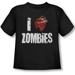 I Bloody Heart Zobmies - Toddler T-Shirt In Black