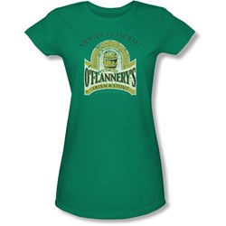 O'Flannery'S - Juniors Sheer T-Shirt In Kelly Green
