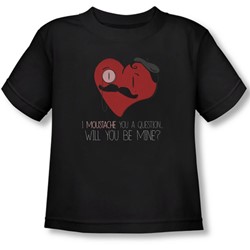 Popping The Question - Toddler T-Shirt In Black