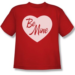 Be Mine - Big Boys T-Shirt In Red