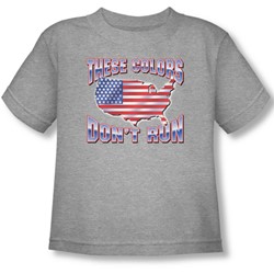 These Colors Don'T Run - Toddler T-Shirt In Heather