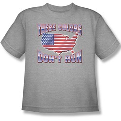 These Colors Don'T Run - Big Boys T-Shirt In Heather