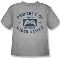 Gamer University - Little Boys T-Shirt In Heather