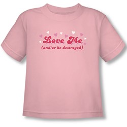 Love Me - Toddler T-Shirt In Pink