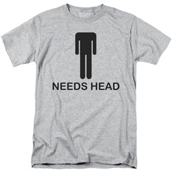 Needs Head - Mens T-Shirt In Heather