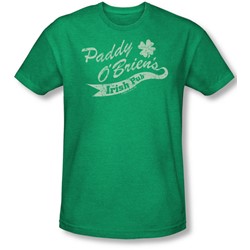 Paddy O'Briens Irish Pub - Mens T-Shirt In Kelly Green