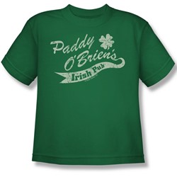 Paddy O'Briens Irish Pub - Big Boys T-Shirt In Kelly Green