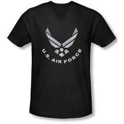 Air Force - Mens Logo V-Neck T-Shirt