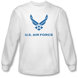 Air Force - Mens Distressed Logo Longsleeve T-Shirt