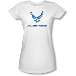 Air Force - Juniors Distressed Logo Sheer T-Shirt