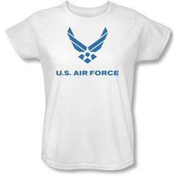 Air Force - Womens Distressed Logo T-Shirt