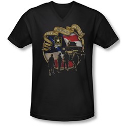 Army - Mens Duty Honor Country V-Neck T-Shirt