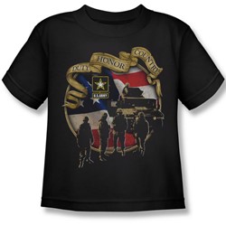 Army - Little Boys Duty Honor Country T-Shirt