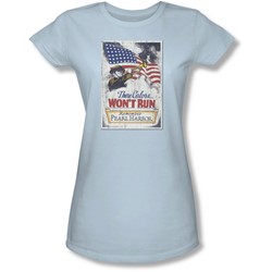 Army - Juniors Pearl Harbor Sheer T-Shirt