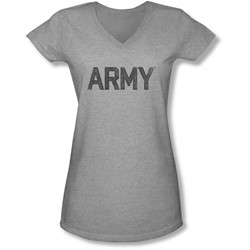 Army - Juniors Star V-Neck T-Shirt