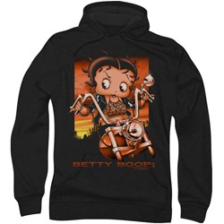 Betty Boop - Mens Sunset Rider Hoodie