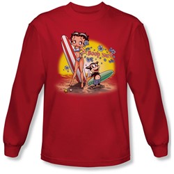 Betty Boop - Mens Surf Longsleeve T-Shirt