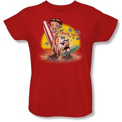 Betty Boop - Womens Surf T-Shirt
