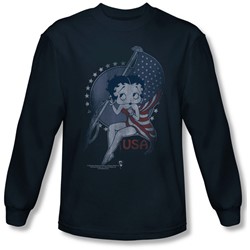 Betty Boop - Mens Proud Betty Longsleeve T-Shirt