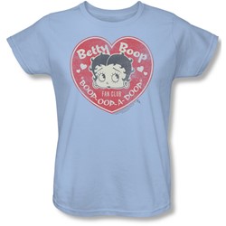Betty Boop - Womens Fan Club Heart T-Shirt
