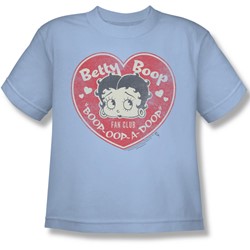 Betty Boop - Big Boys Fan Club Heart T-Shirt