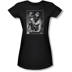 Bruce Lee - Juniors Focused Rage Sheer T-Shirt