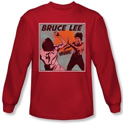 Bruce Lee - Mens Comic Panel Longsleeve T-Shirt