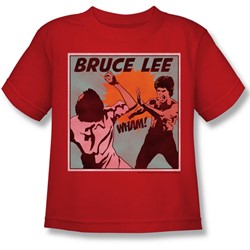 Bruce Lee - Little Boys Comic Panel T-Shirt