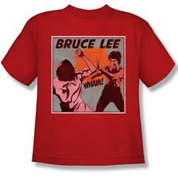 Bruce Lee - Big Boys Comic Panel T-Shirt