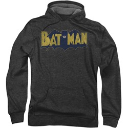 Batman - Mens Vintage Logo Splatter Hoodie